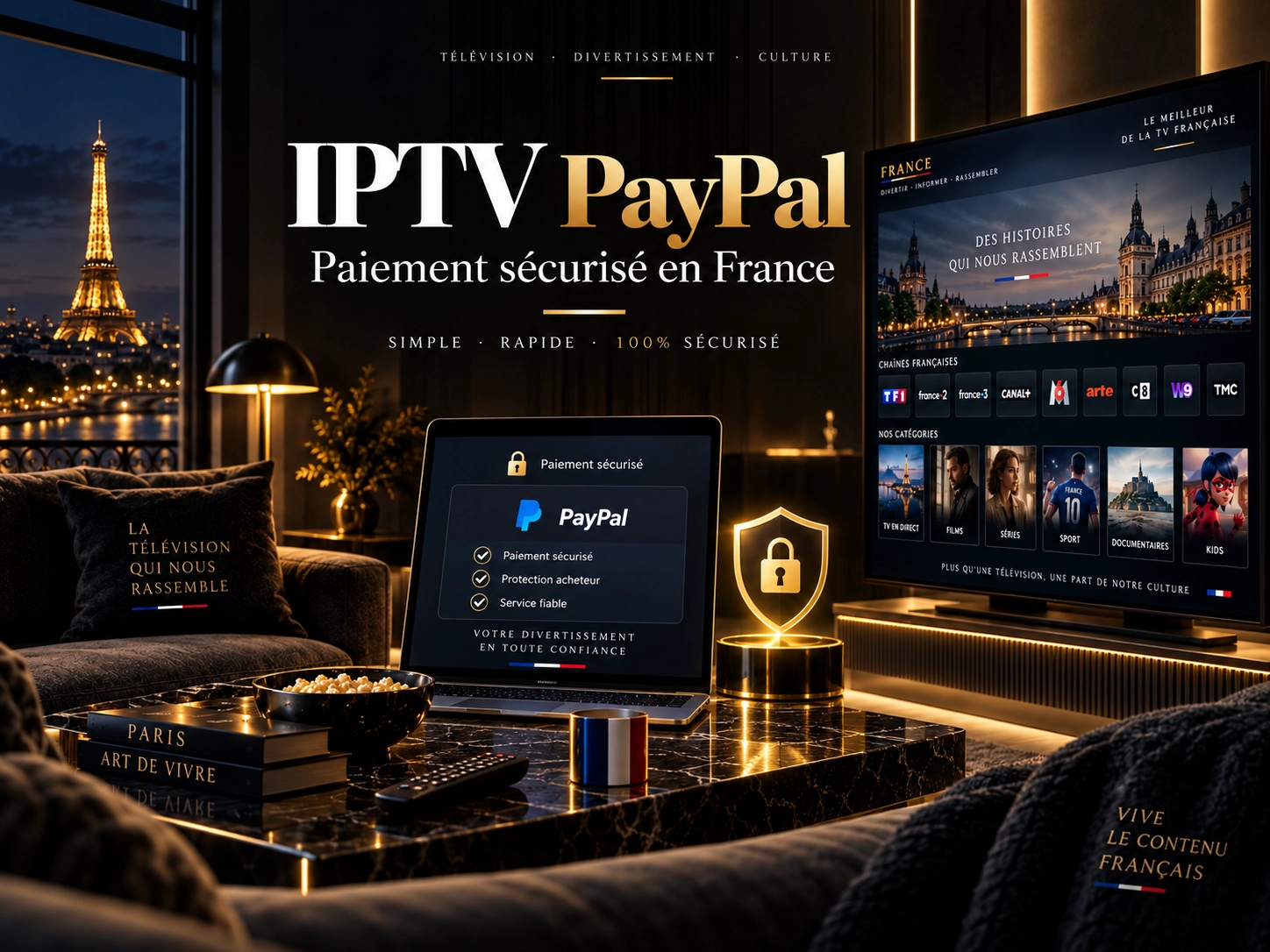 IPTV PayPal en France